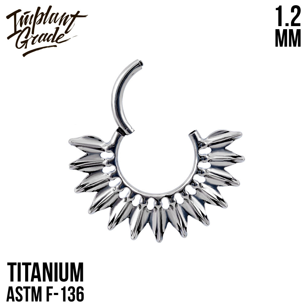 Spike Hinged Segment Ring 1.2 (16 G)
