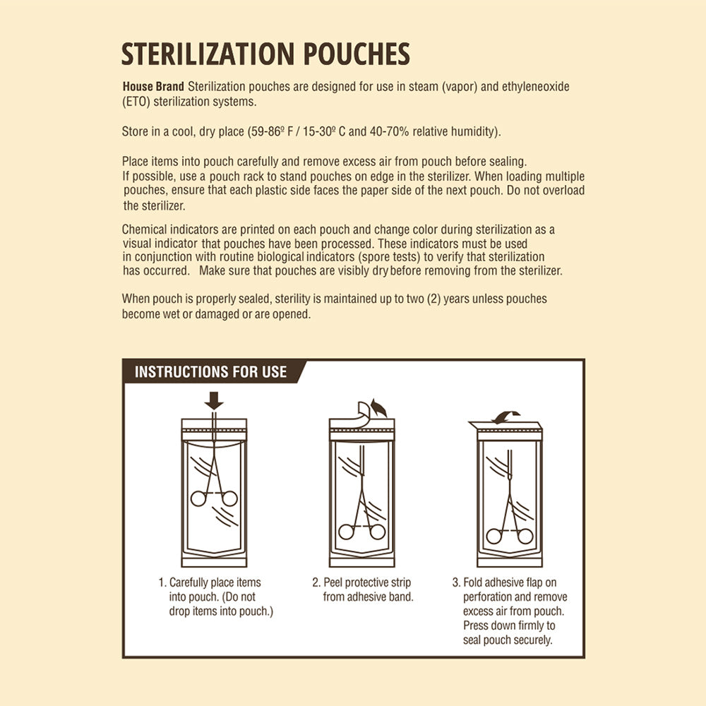 Self-sealing sterilization pouches 3-AE.PRO (200 pcs box)