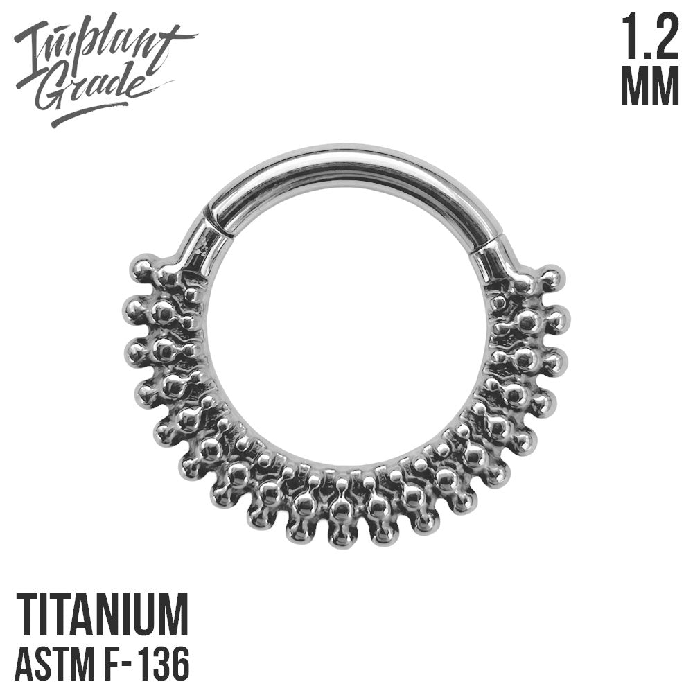 Bead Hinged Segment Ring 1.2 (16 G)
