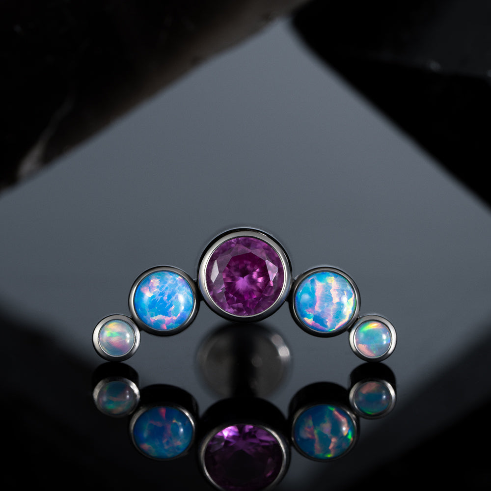 5 Stones “ Blossom” Cluster 1.2
