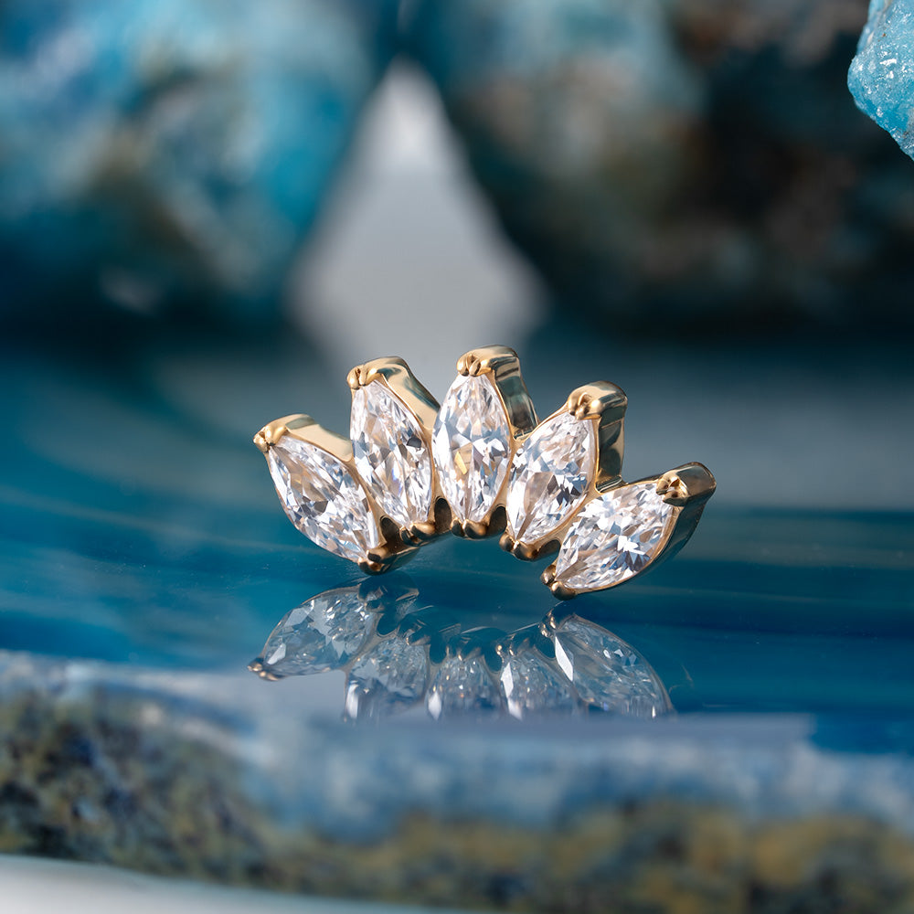 5 Stones Marquise Cluster 1.2