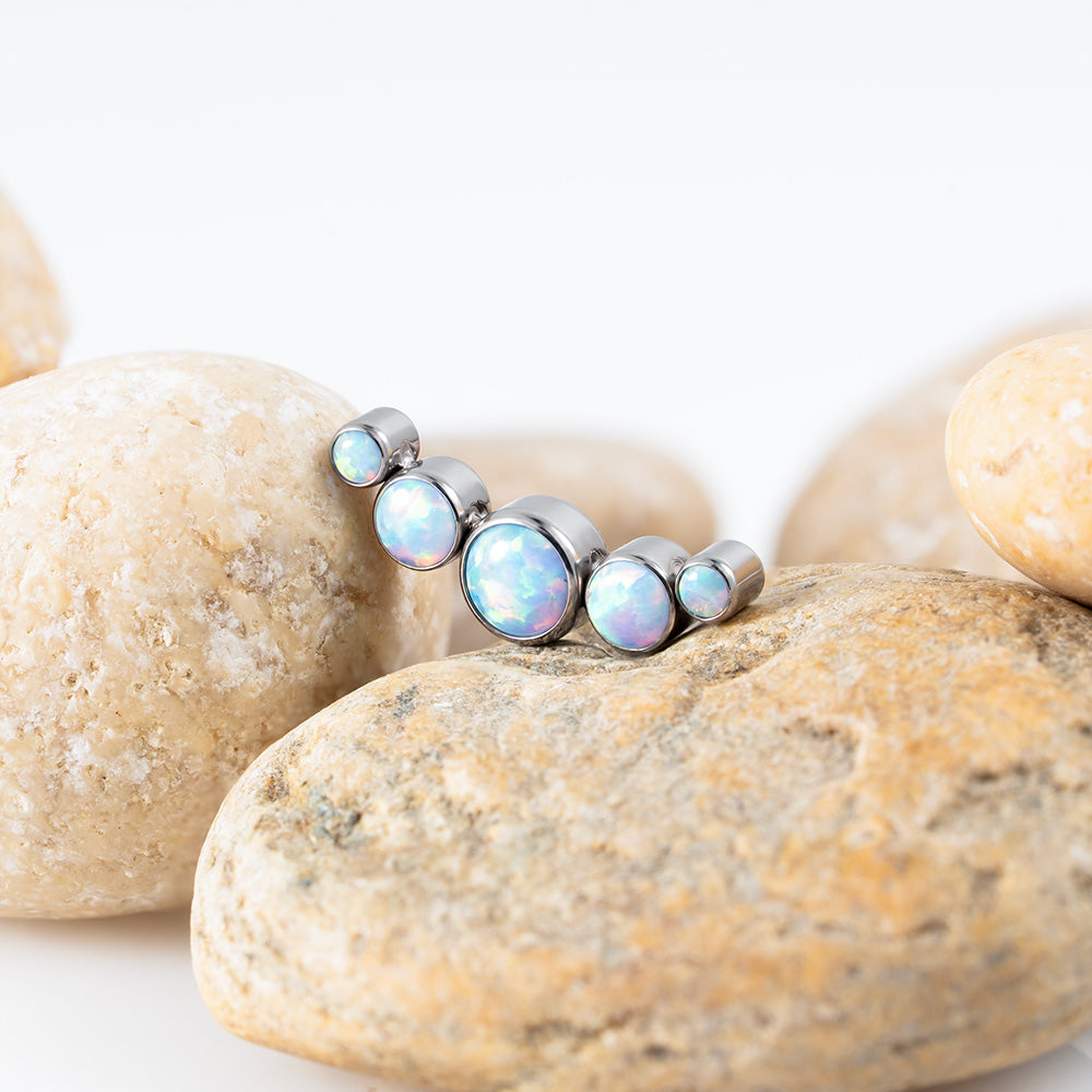 5 Opal Stones Cluster 26 1.6
