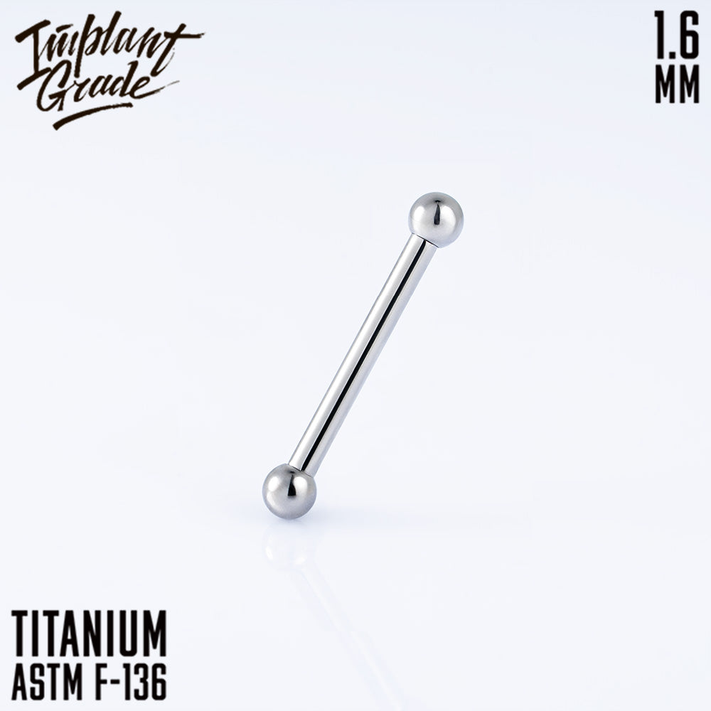 Bar 1.6 (14 G) balls 3 mm