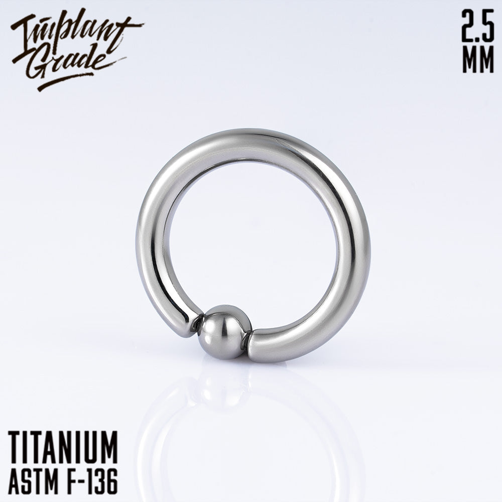 Captive Bead Ring 2.5 mm (10 G)