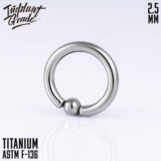 Captive Bead Ring 2.5 mm (10 G)