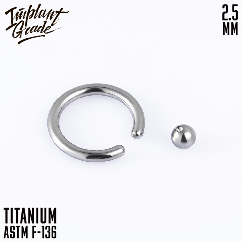 Captive Bead Ring 2.5 mm (10 G)