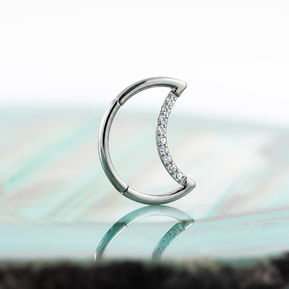 Moon Hinged Segment Ring 1.2 (16 G)