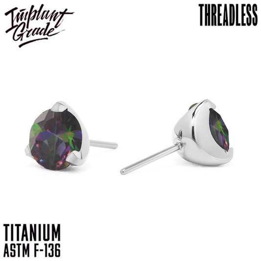 Threadless three prong set VM top