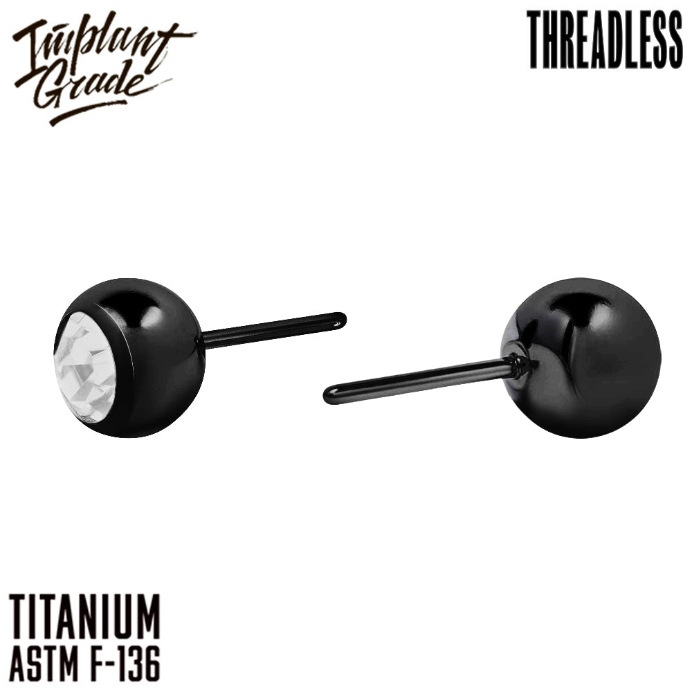 Threadless Jewel Ball top
