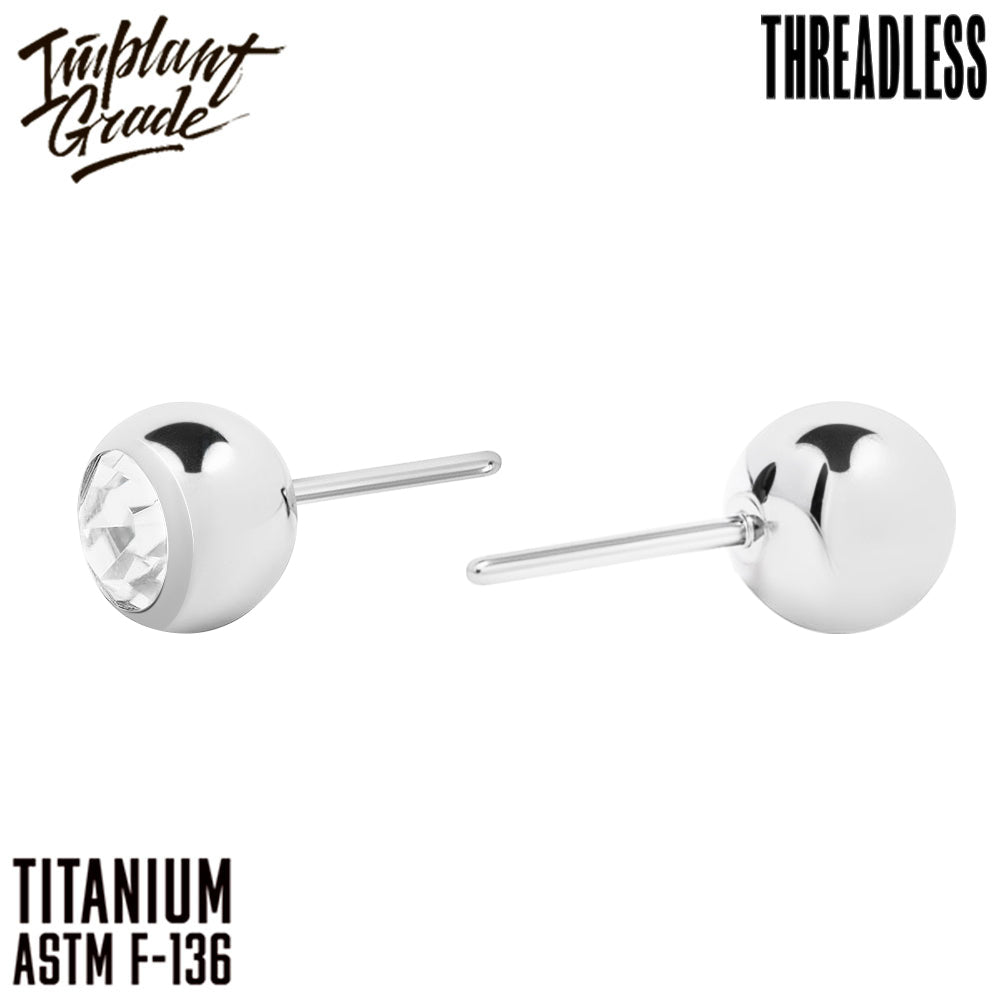 Threadless Jewel Ball top