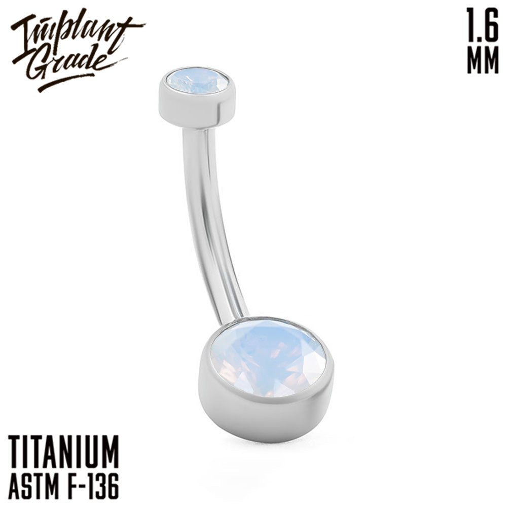 Banana Dot White Glass 1.6 (14 G)