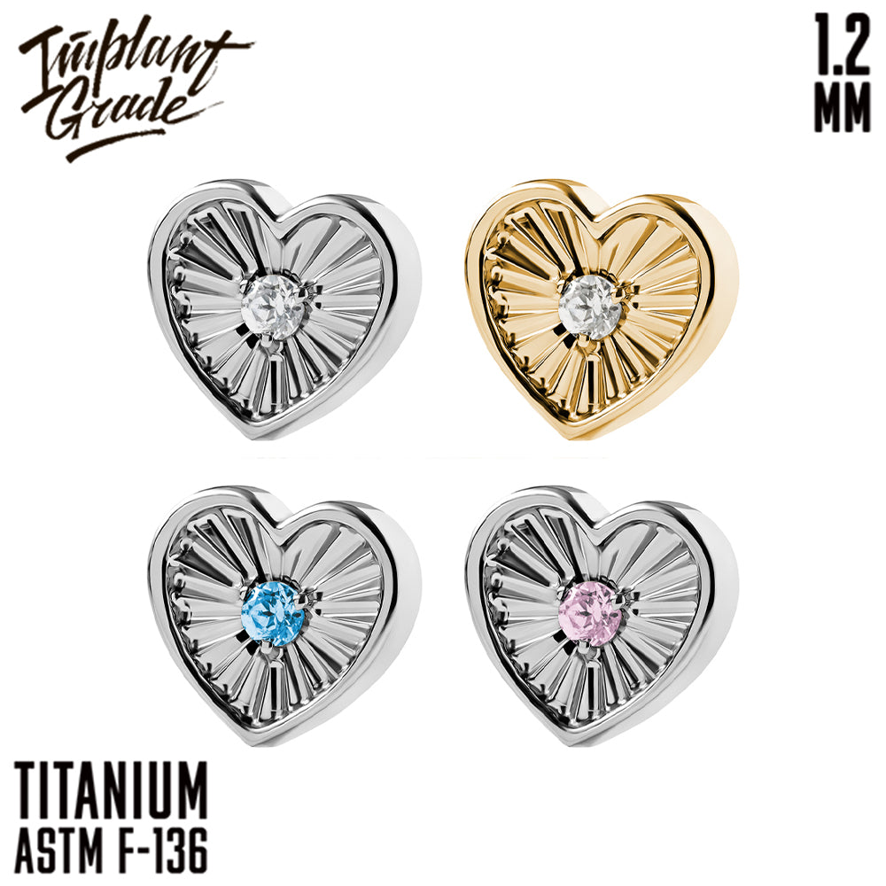 Heart Crystal top 1.2