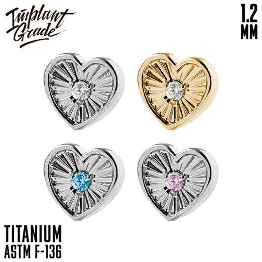 Heart Crystal top 1.2