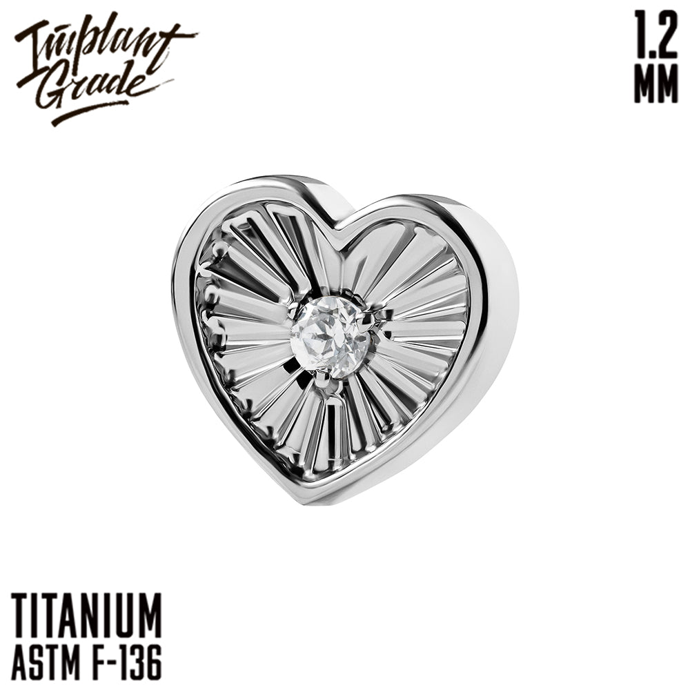 Heart Crystal top 1.2