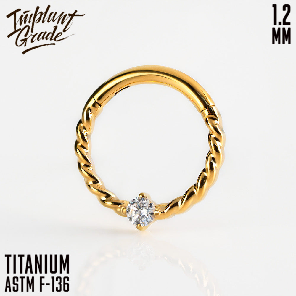 Brauna Hinged Segment Ring 1.2 (16 G)