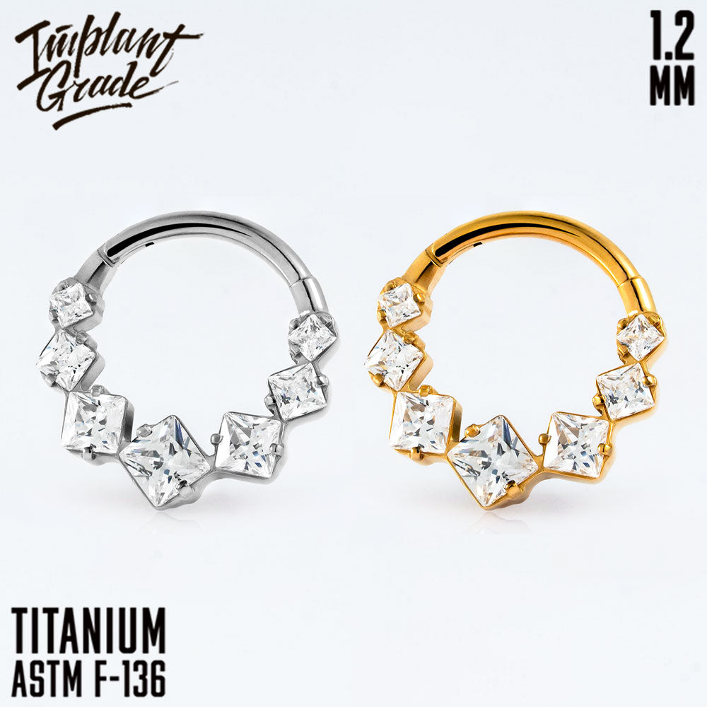 Cubic Hinged Segment Ring 1.2 (16 G)