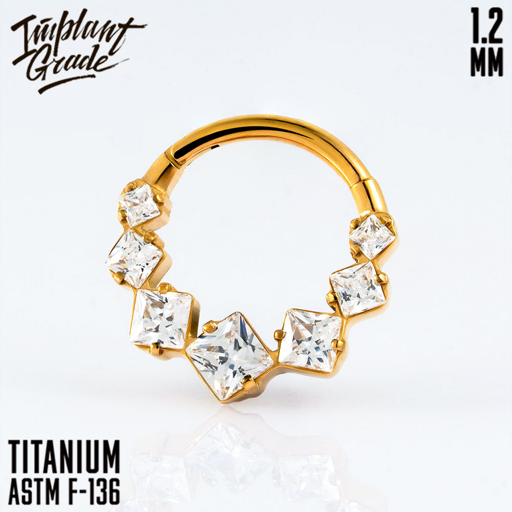 Cubic Hinged Segment Ring 1.2 (16 G)