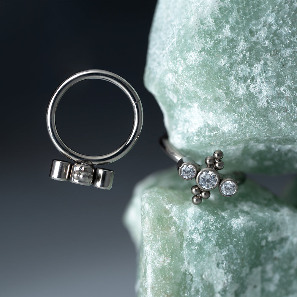 Billie Hinged Segment Ring 1 (18 G)