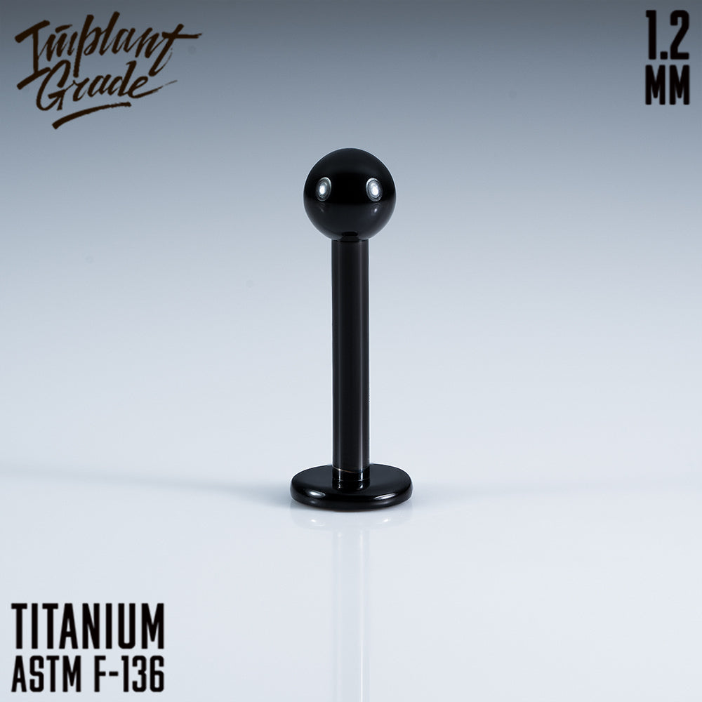 Black labret 1.2 (16 G)