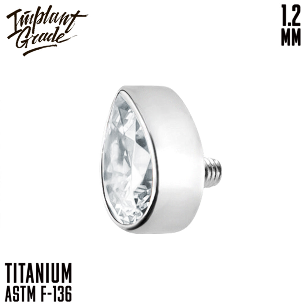 Teardrop crystal top 1.2