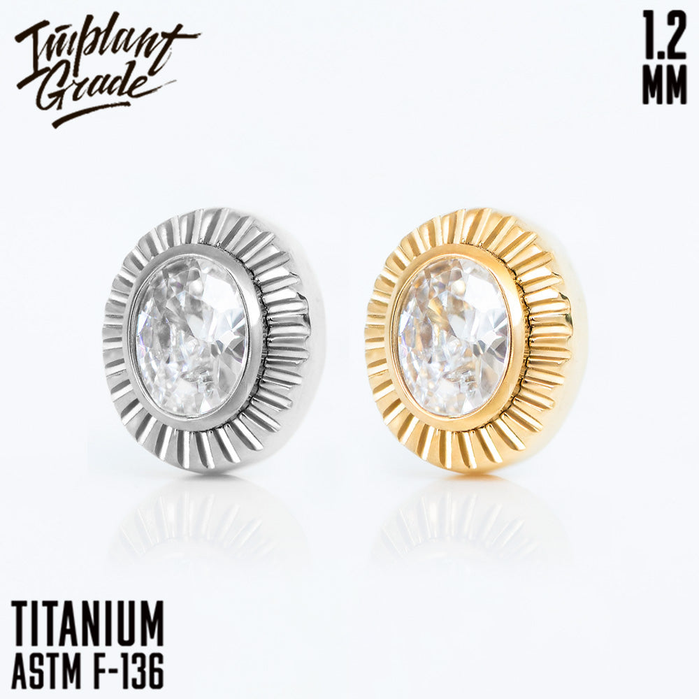 Oval Crystal top 1.2