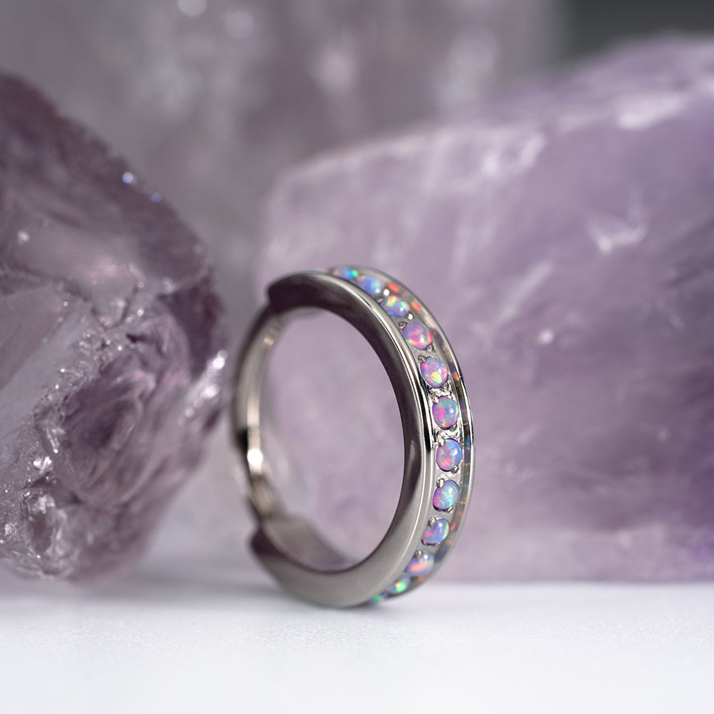 Luxe Opal 38 Hinged Segment Ring 1.2 (16 G)