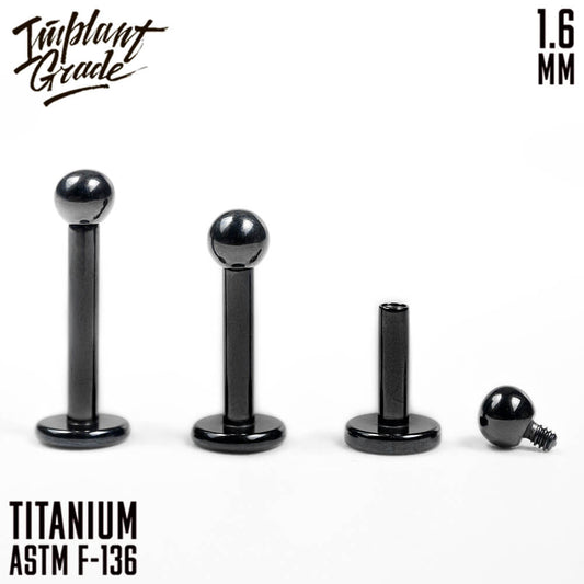 Black labret 1.6 (14 G)