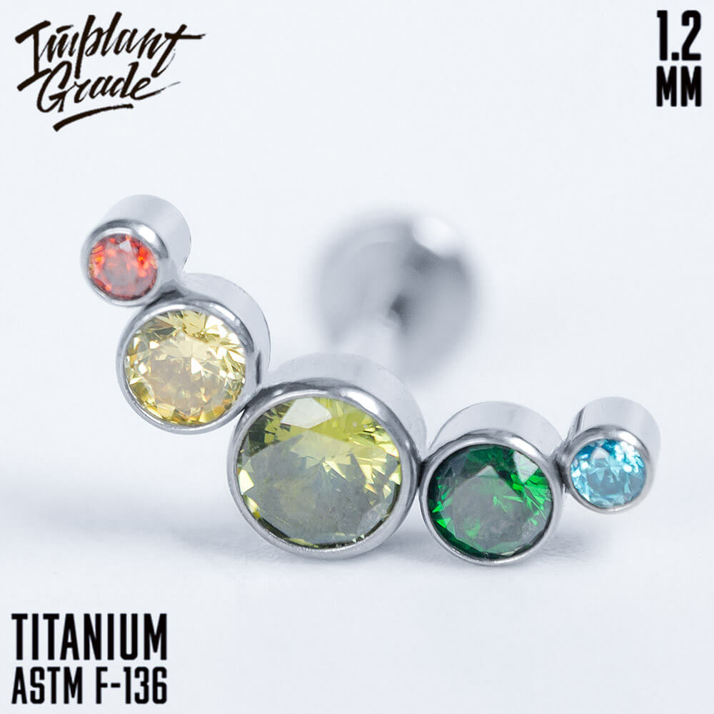 5 Stones “Rainbow” Cluster 1.2