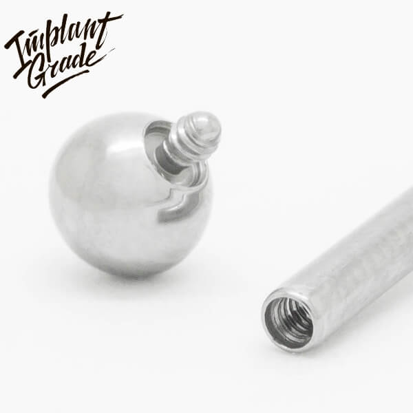 Bar 1.6 (14 G) balls 4 mm