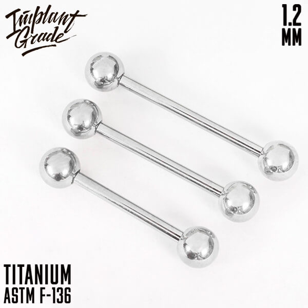 Bar 1.2 (16 G) balls 4 mm