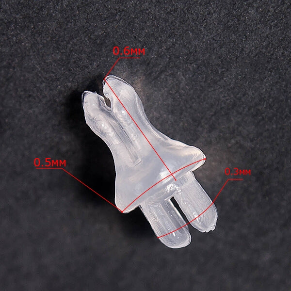 Acrylic clips (100pcs bag)