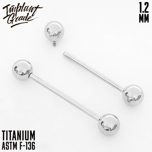 Bar 1.2 (16 G) balls 5 mm