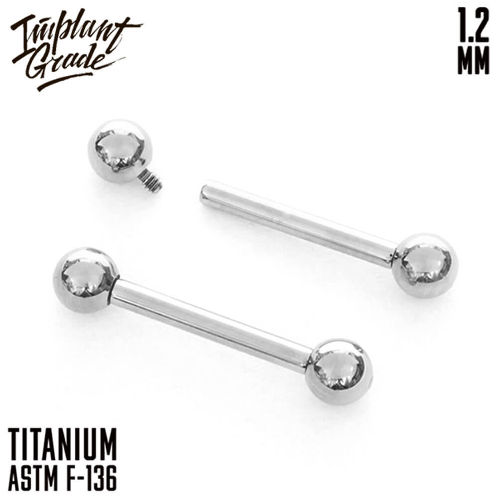 Bar 1.2 (16 G) balls 3 mm