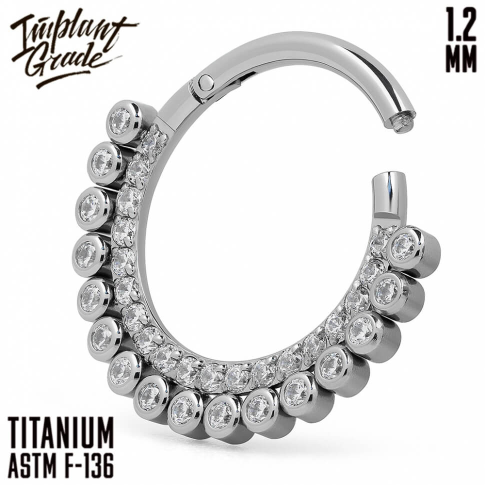 Double Row Hinged Segment Ring 1.2 (16 G)