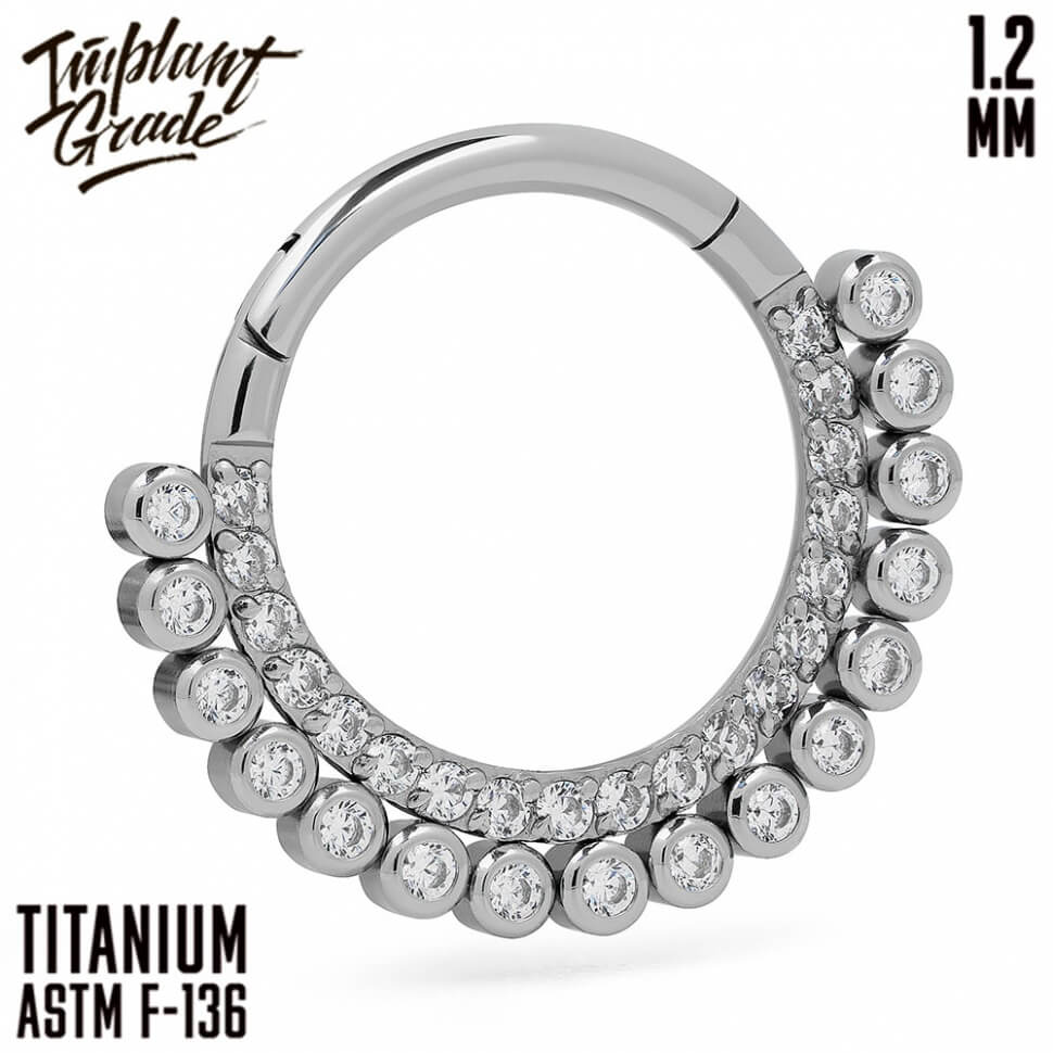 Double Row Hinged Segment Ring 1.2 (16 G)