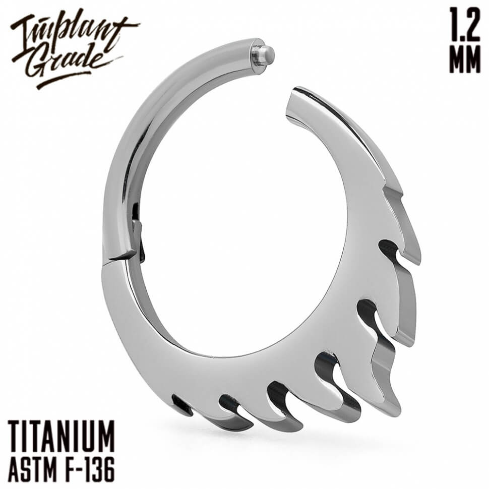 Fire Hinged Segment Ring 1.2 (16 G)
