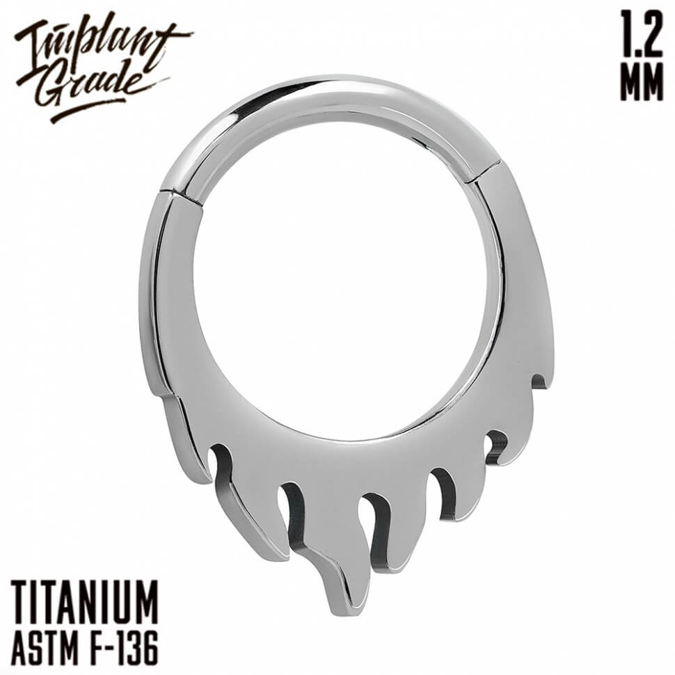 Fire Hinged Segment Ring 1.2 (16 G)