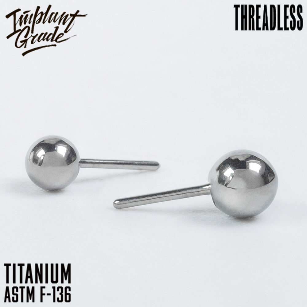 Threadless ball top