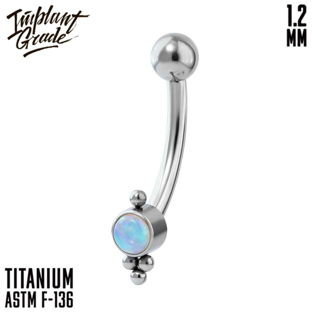Sparkle OP-64 curved barbell 1.2 (16 G)