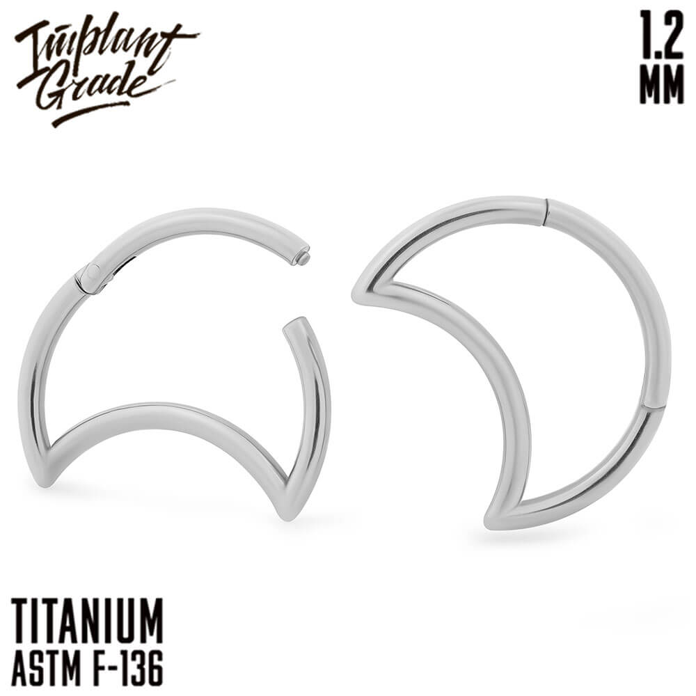 Moon Hinged Segment Ring 1.2 (16 G)