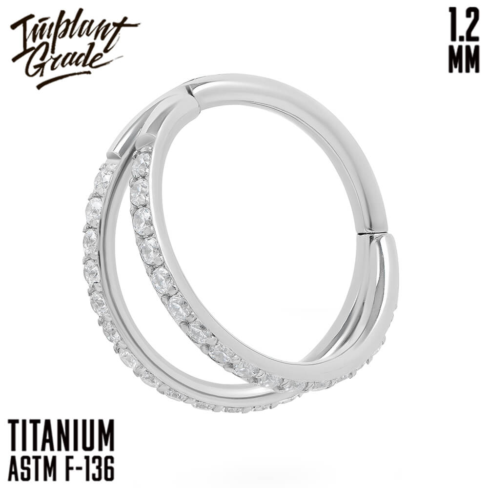 Smile Hinged Segment Ring 1.2 (16 G)