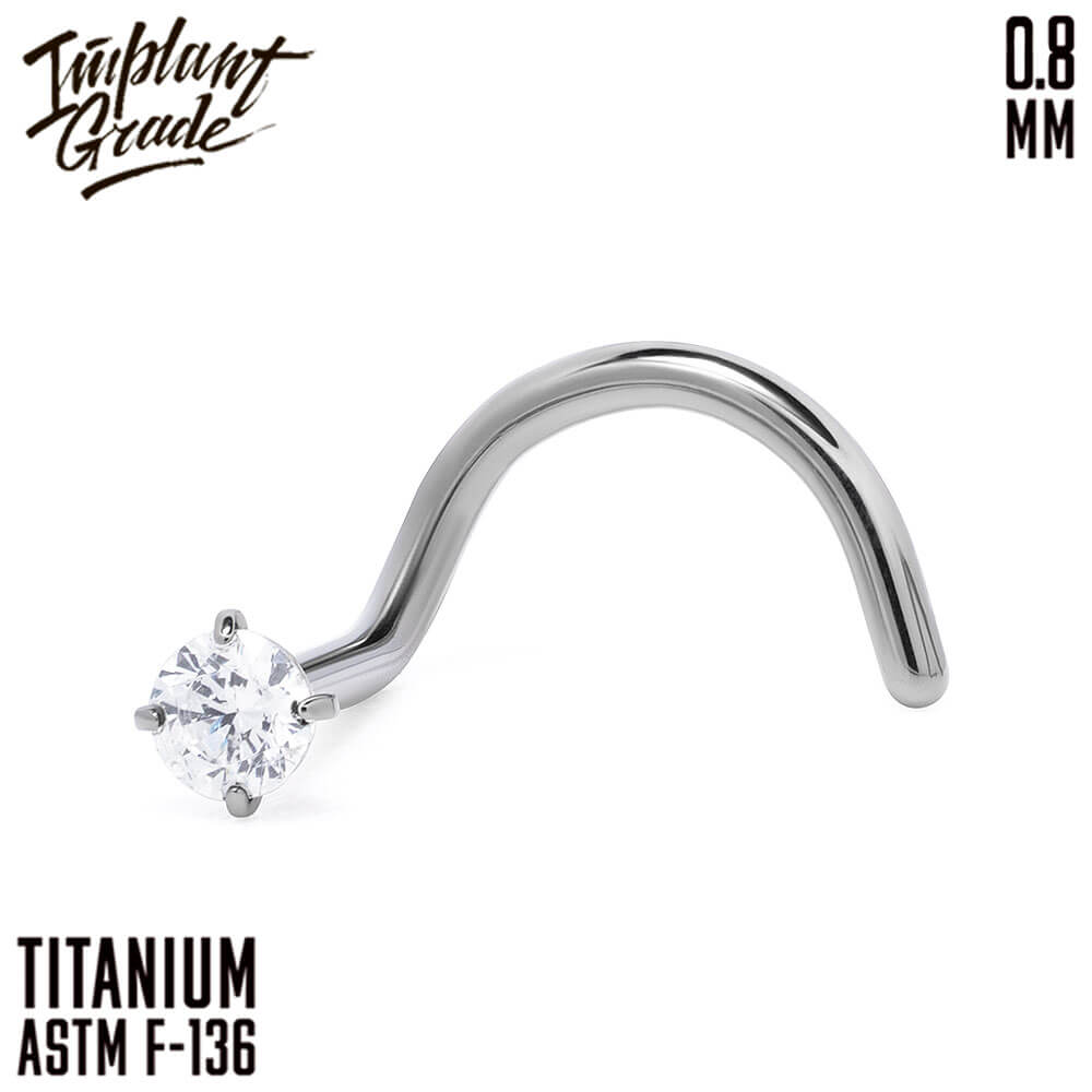 CZ 4 prong set Nose Screw 0.8 (20 G)