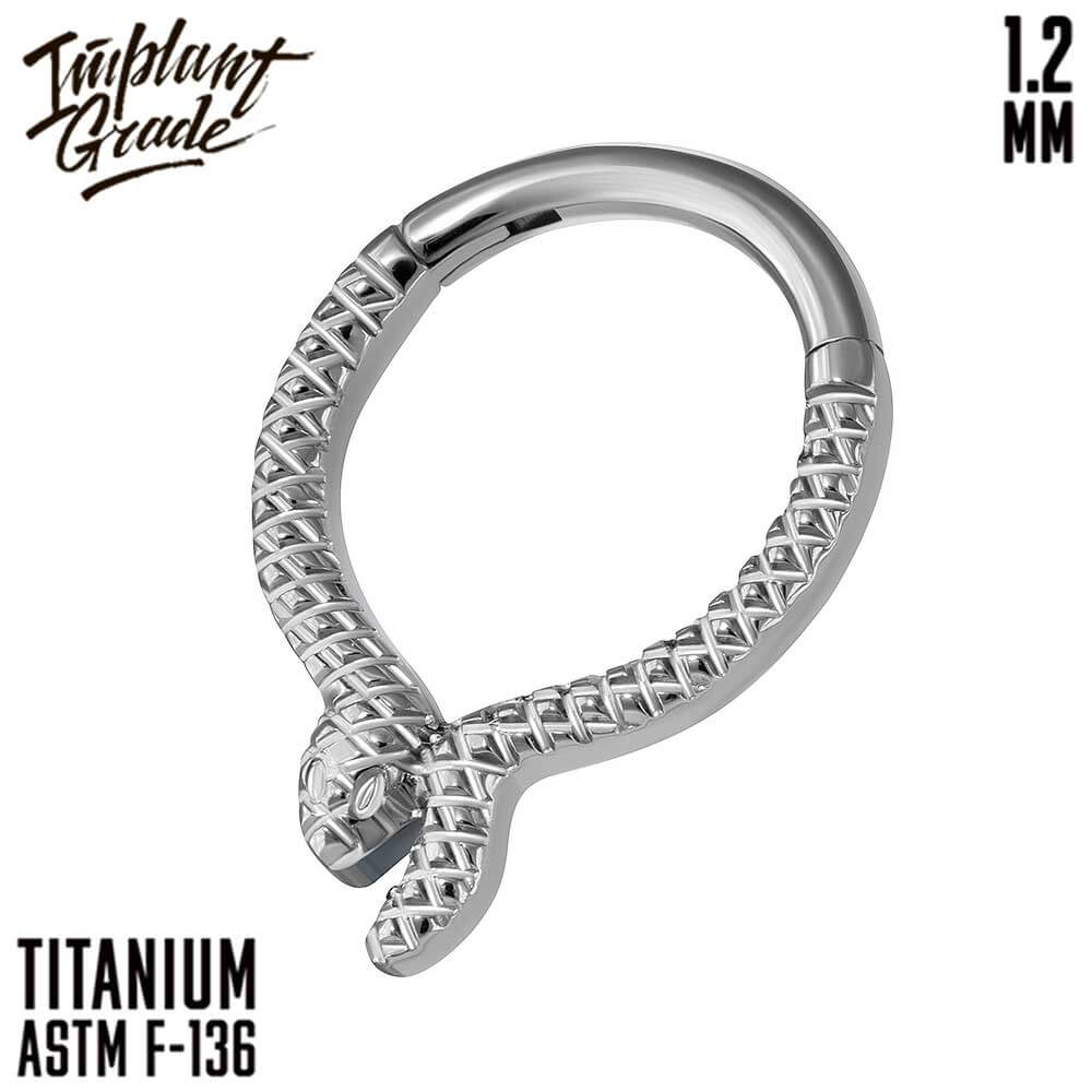 Snake Hinged Segment Ring 1.2 (16 G)