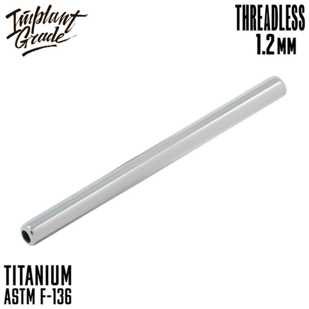 Threadless bar 1.2 mm (16 G)