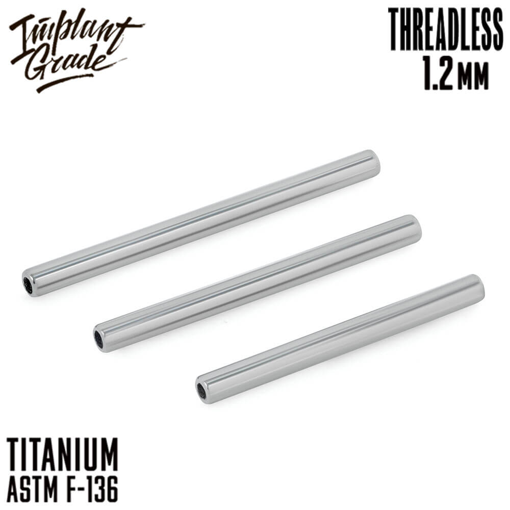 Threadless bar 1.2 mm (16 G)
