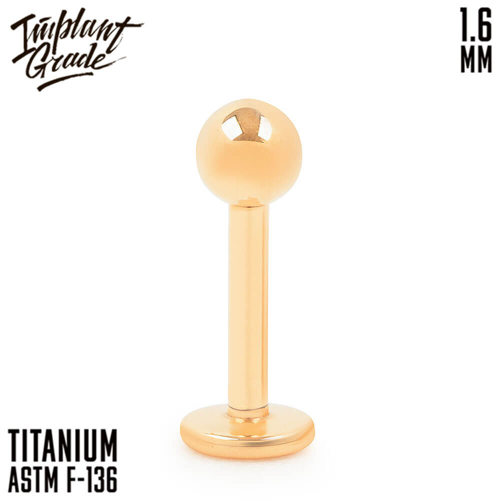 Gold labret 1.6 (14 G)