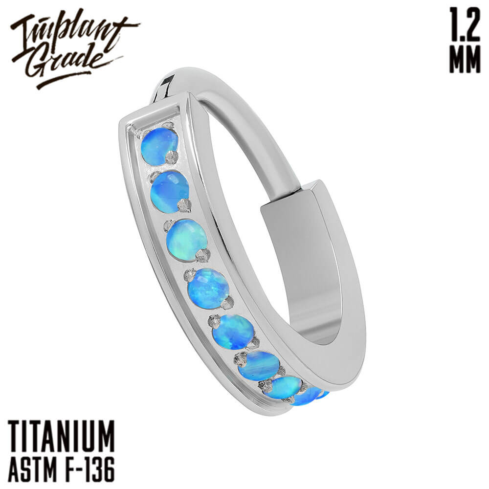 Luxe Opal 05 Hinged Segment Ring 1.2 (16 G)