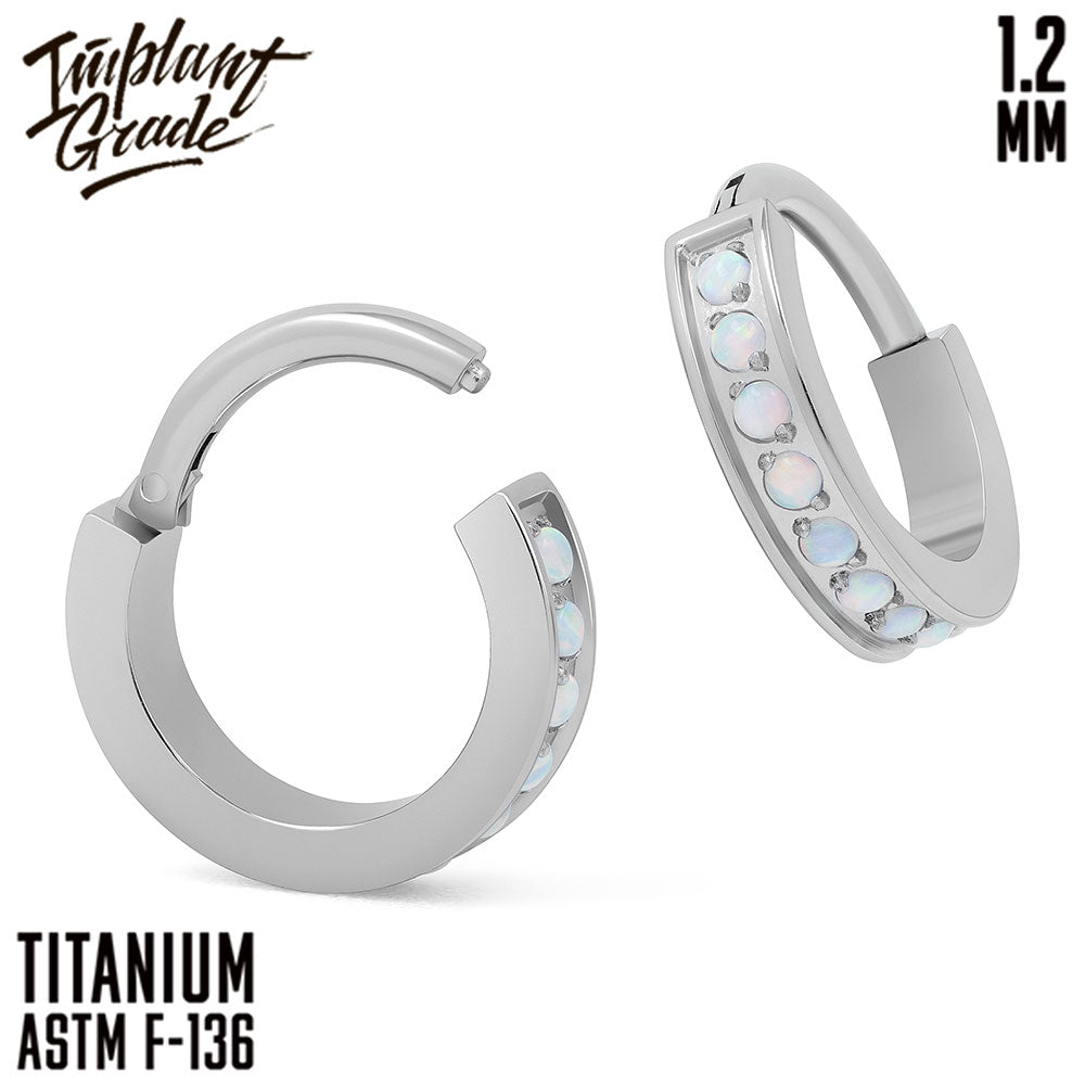 Luxe Opal 26 Hinged Segment Ring 1.2 (16 G)