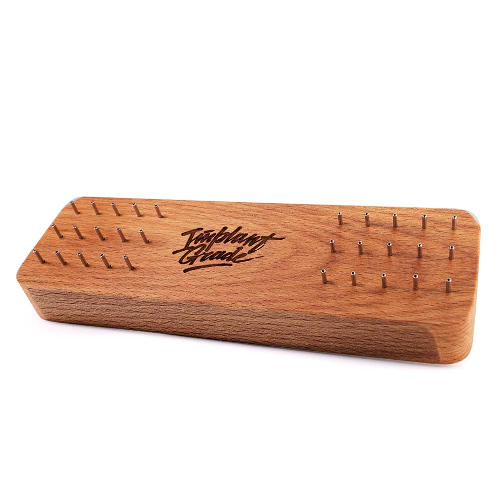 Wood display for attachments