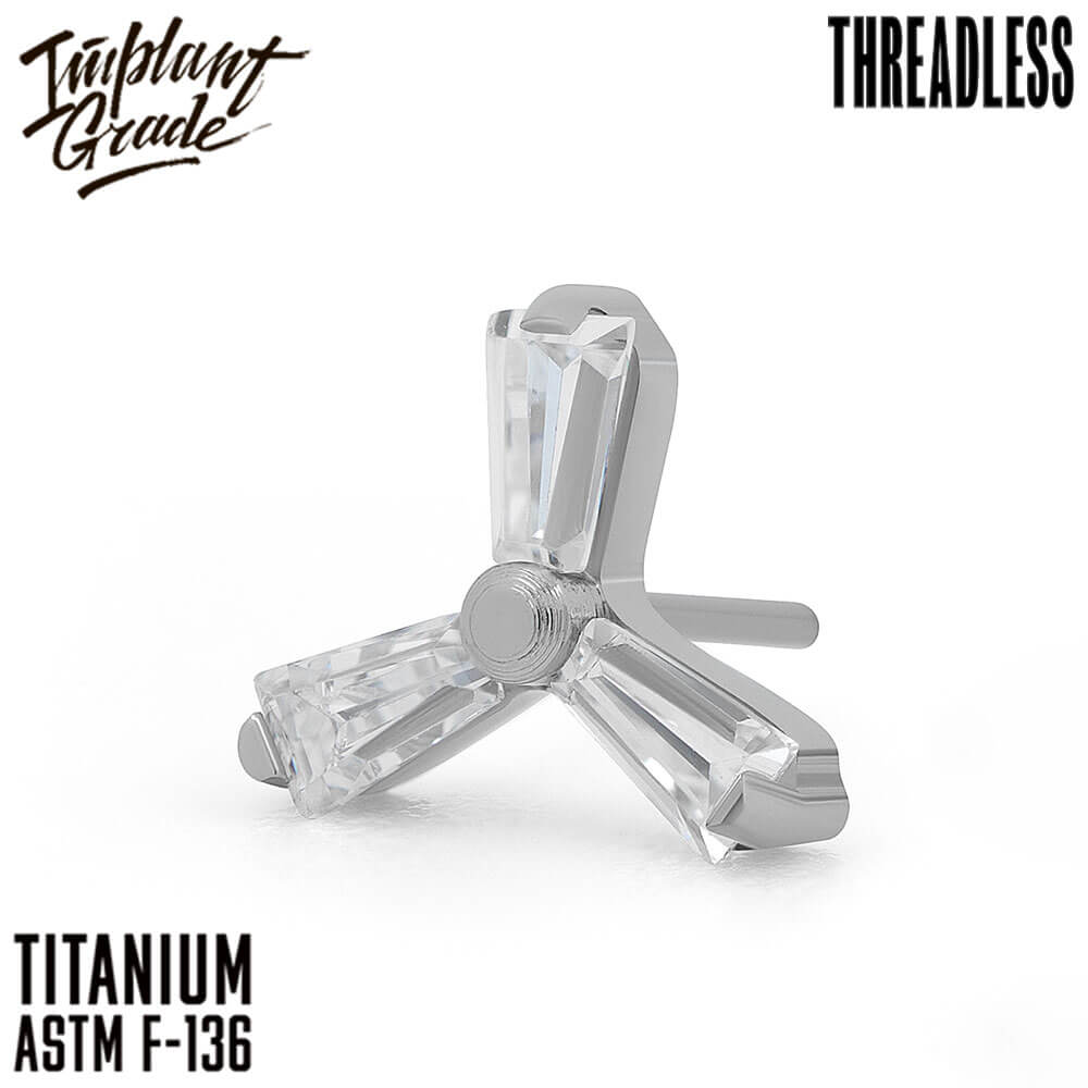 Threadless Trefoil top